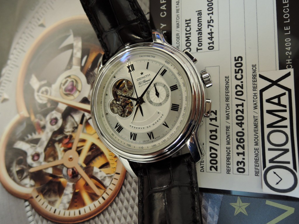 ZENITH ゼニス – 高級腕時計専門店 ONOMAX